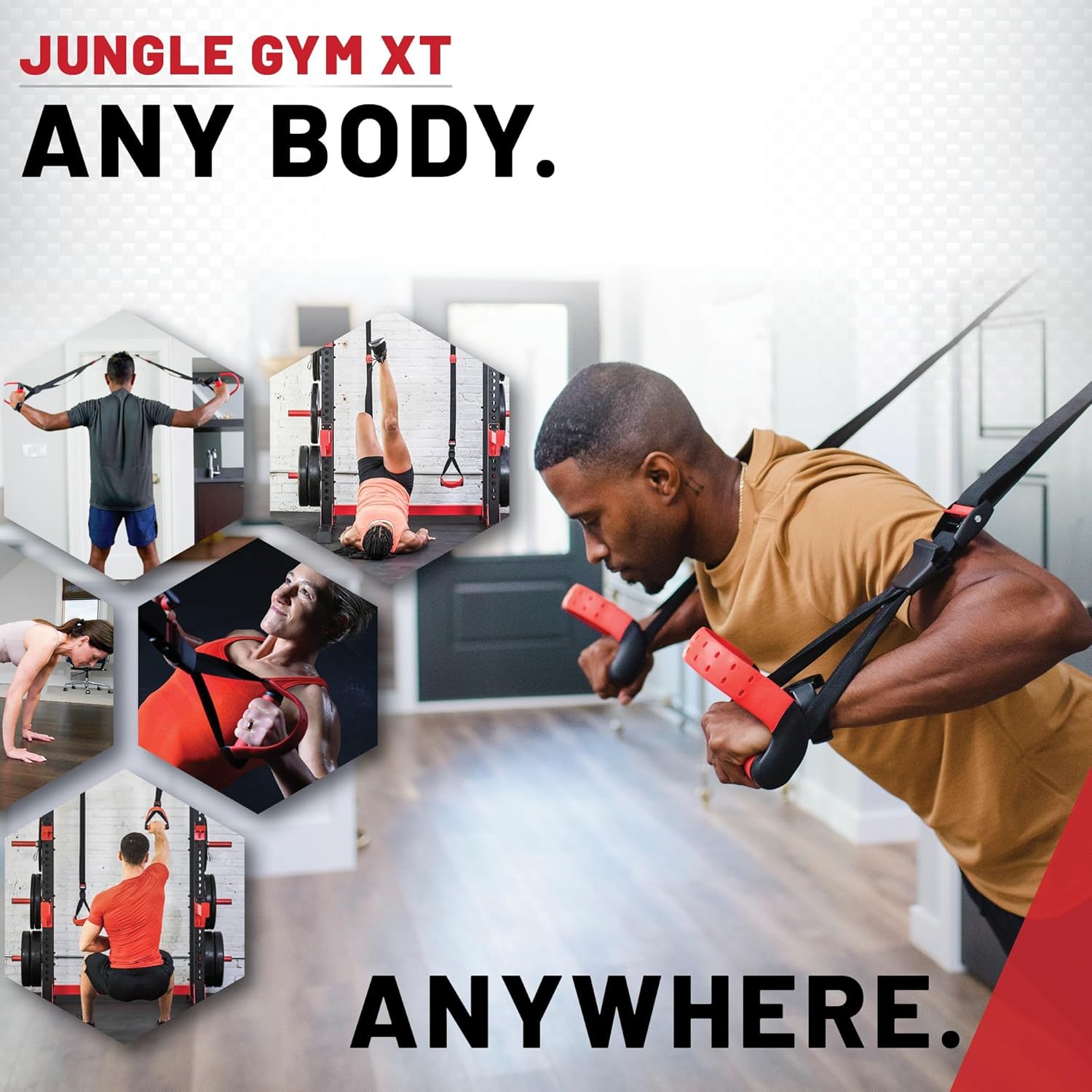 Lifeline Jungle Gym XT — The patented split anchor design allows for narrow