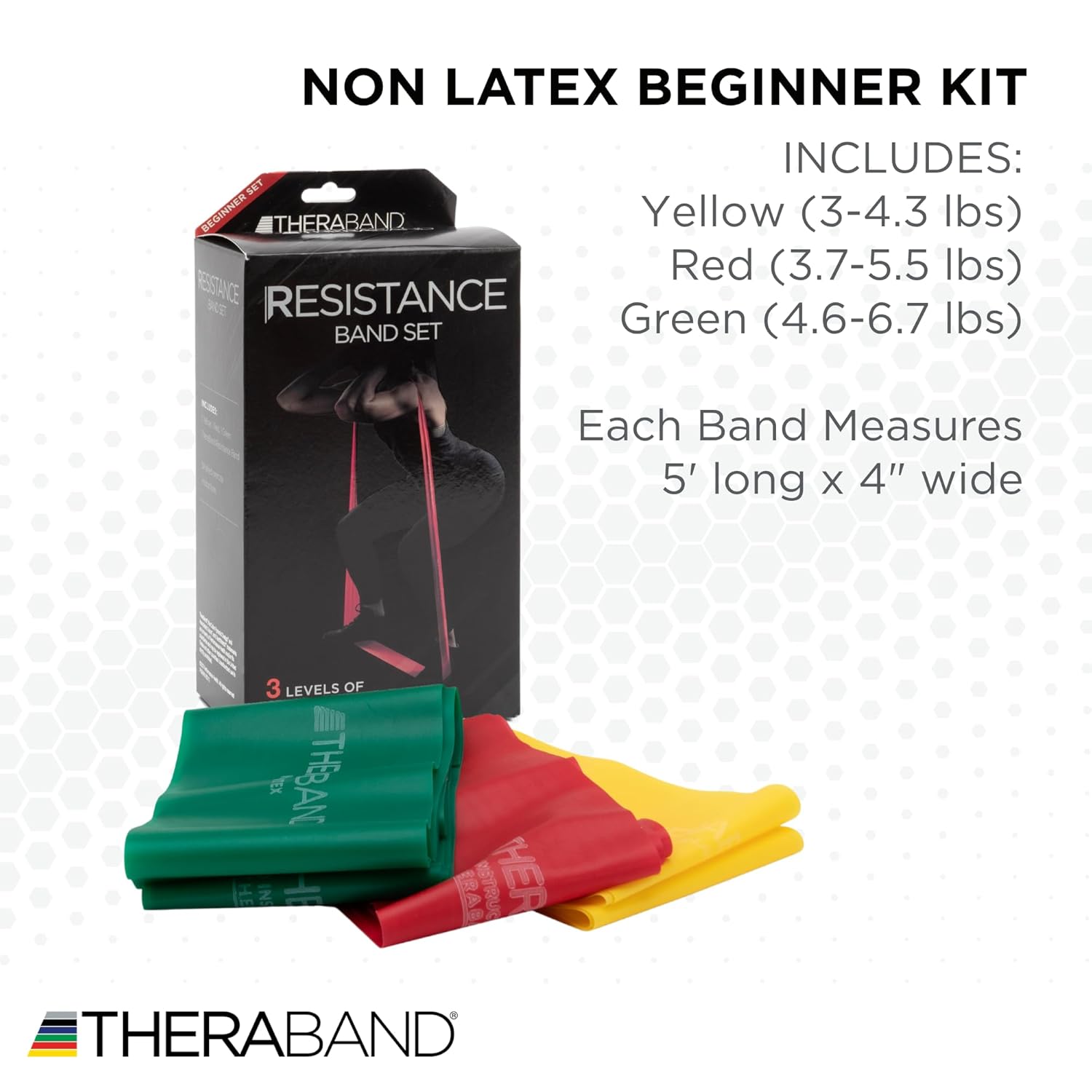 THERABAND Resistance Bands Set — Beginner-Friendly Strength Training Tool