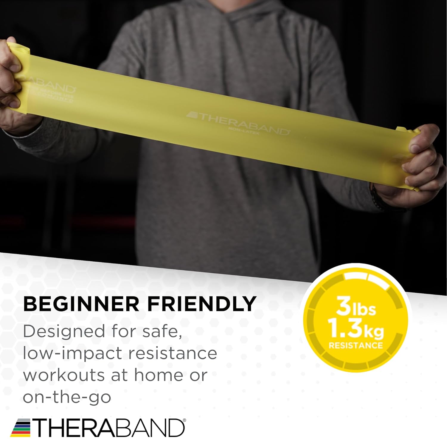THERABAND Resistance Bands Set — Coded for Easy Progress Tracking