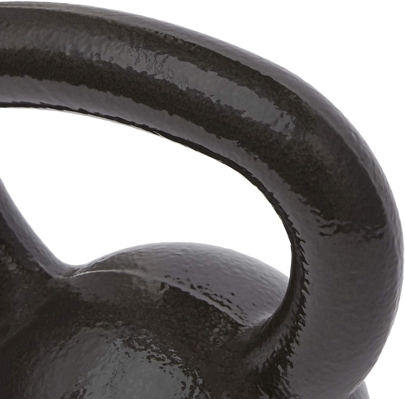Amazon Basics Cast Iron Kettlebell — Kettlebell supports a wide range of resistance training