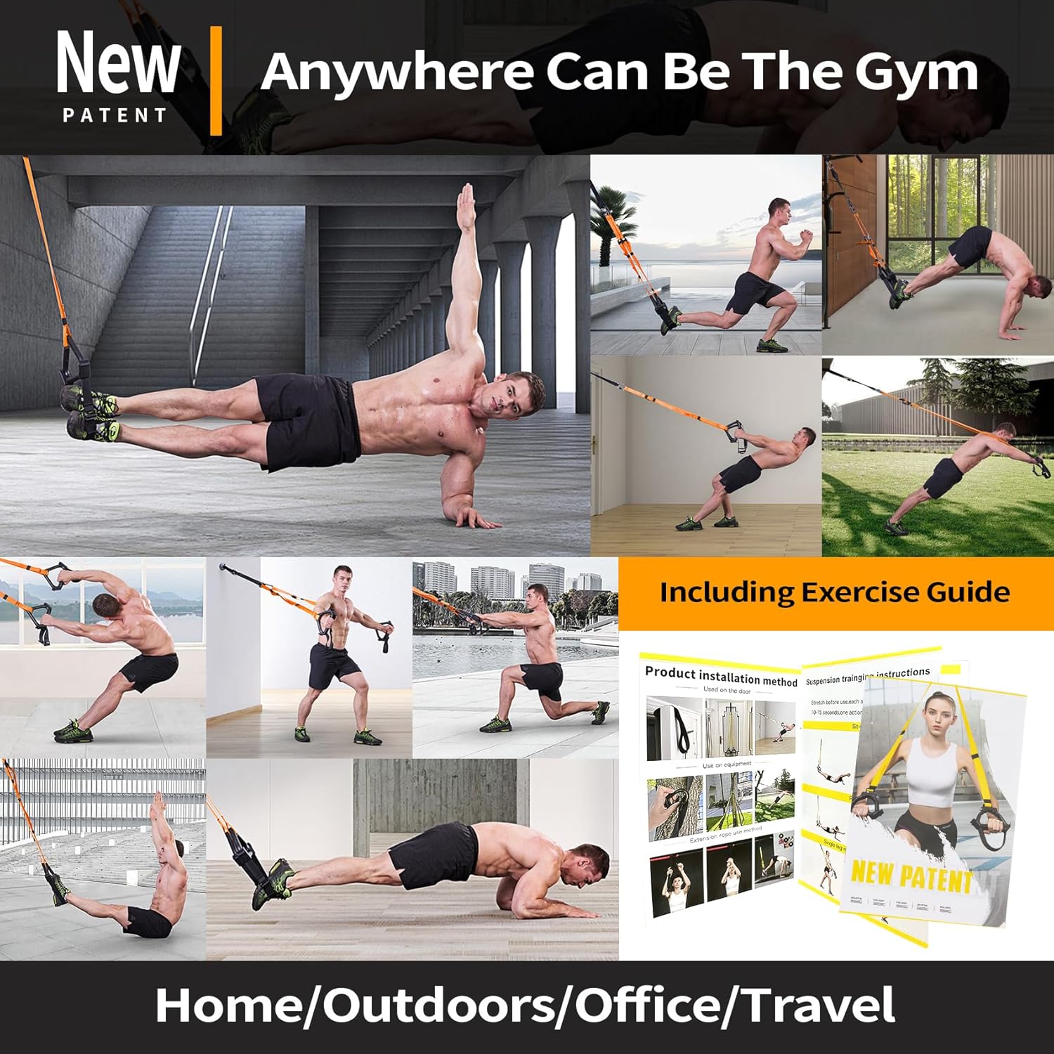 Moulyan Suspension Trainer — Lightweight, Portable and Affordable
