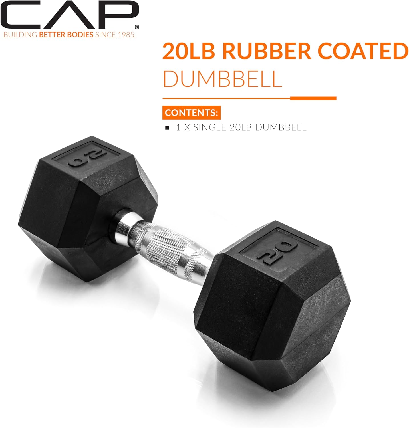 CAP Barbell Hex Dumbbell — NEW EDITION with robust packaging to ensure great condition