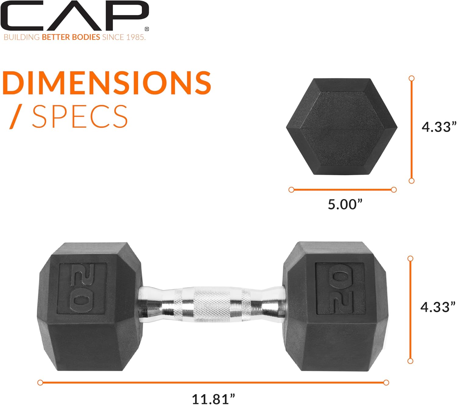CAP Barbell Hex Dumbbell — Adding a dumbbell or two to your workout