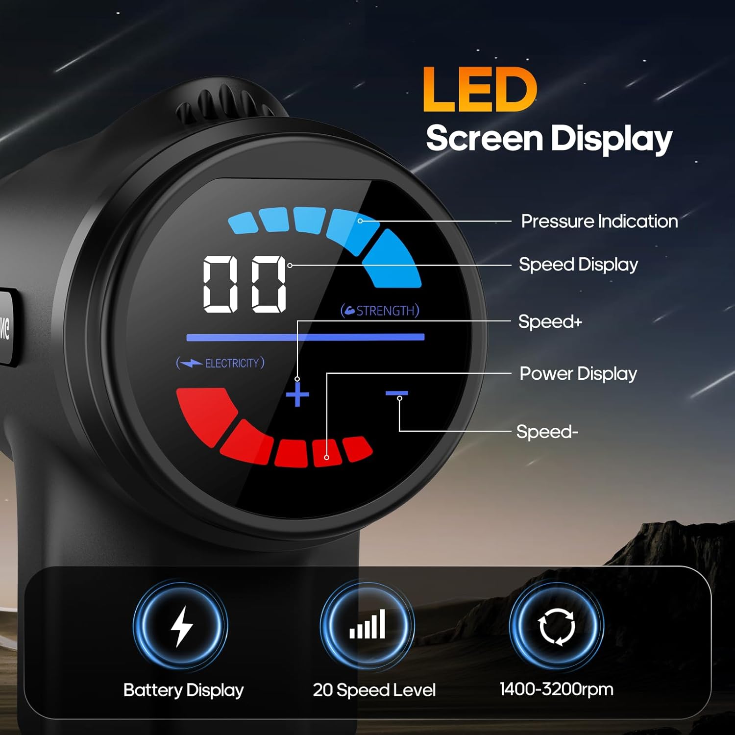 AERLANG Massage Gun (Heat) — Innovative Heated Massage Head
