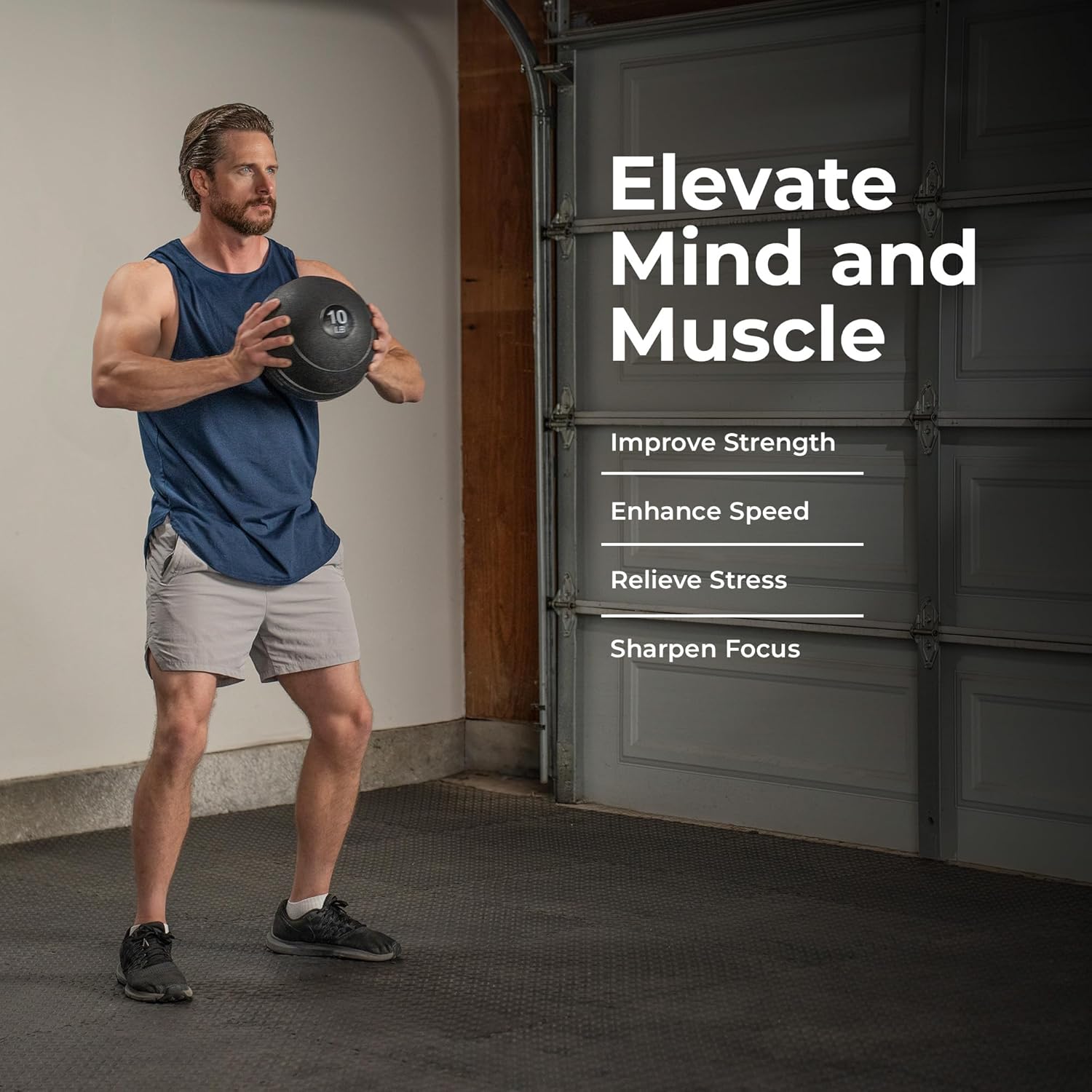 Sunny Health Slam Ball — Ultra-Durable Construction