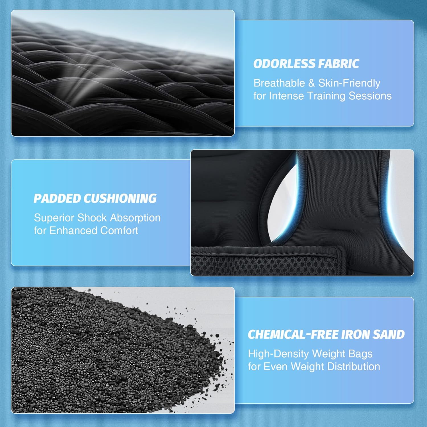 ZELUS Weighted Vest (Unisex) — Secure Fit