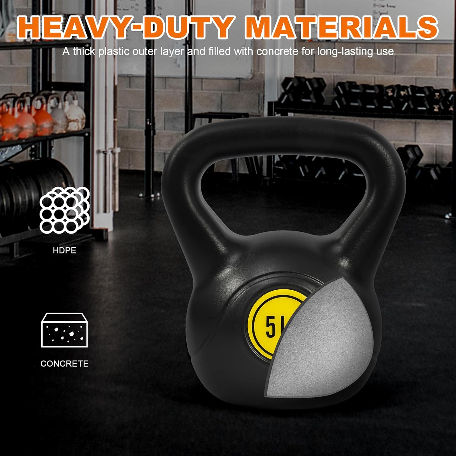 Fitvids Kettlebell Set — Sturdy and Long-lasting Materials