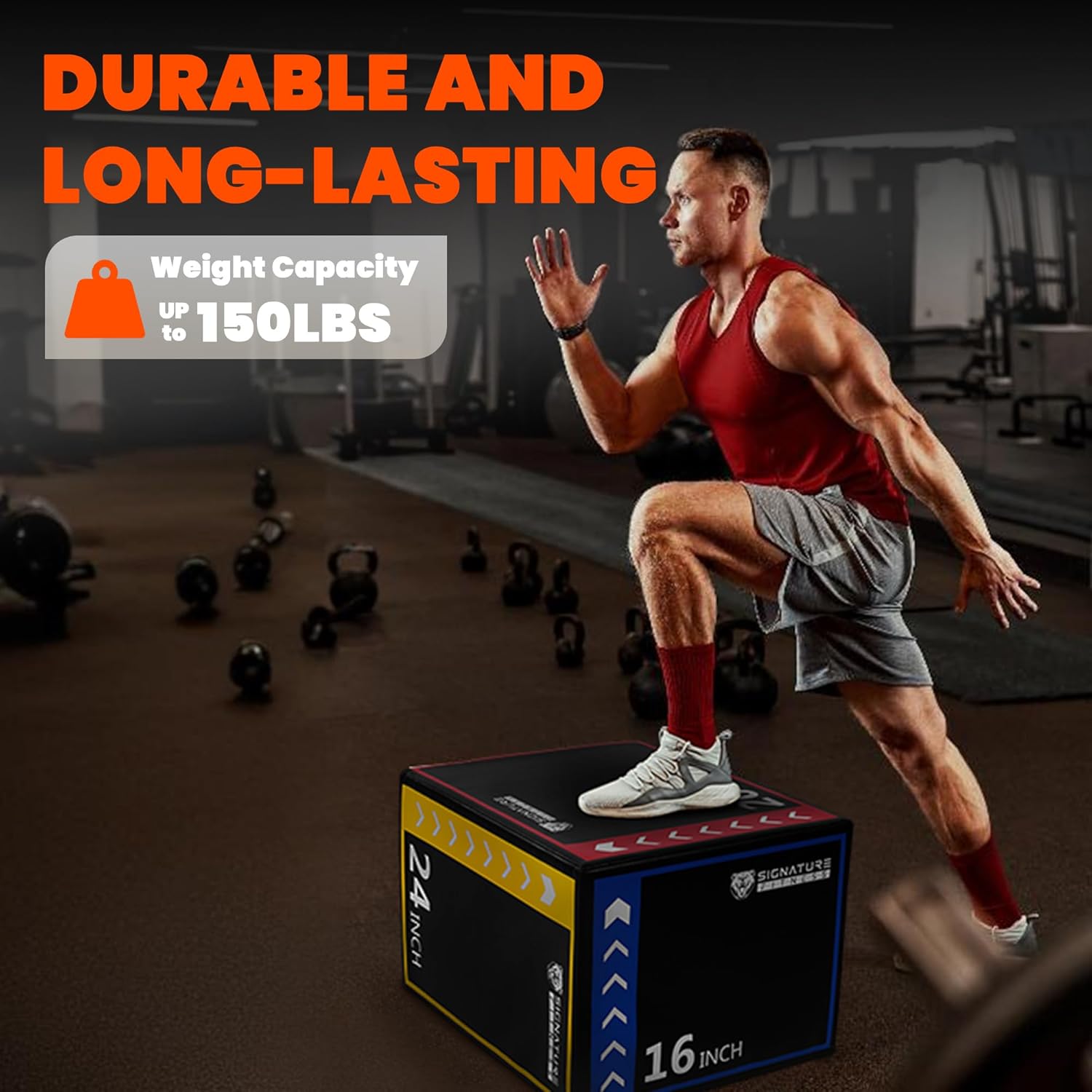 Fitvids 3-in-1 Foam Plyo Box — Sturdy Construction