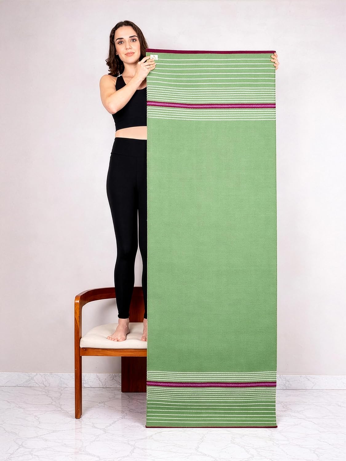 Mellowbuff Cotton Yoga Mat — Highly Absorbent